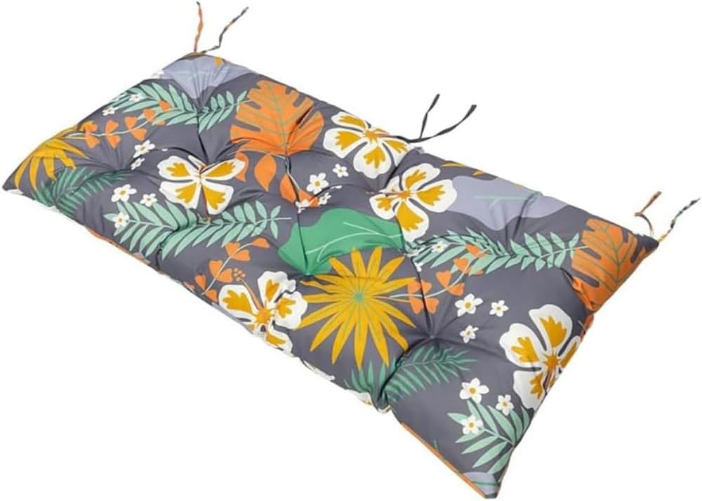 Waterproof Bench Cushion for Indoor/Outdoor Use, Non-Slip Garden Swing Chair Cushion, Thick Loveseat Cushion for Patio Furniture