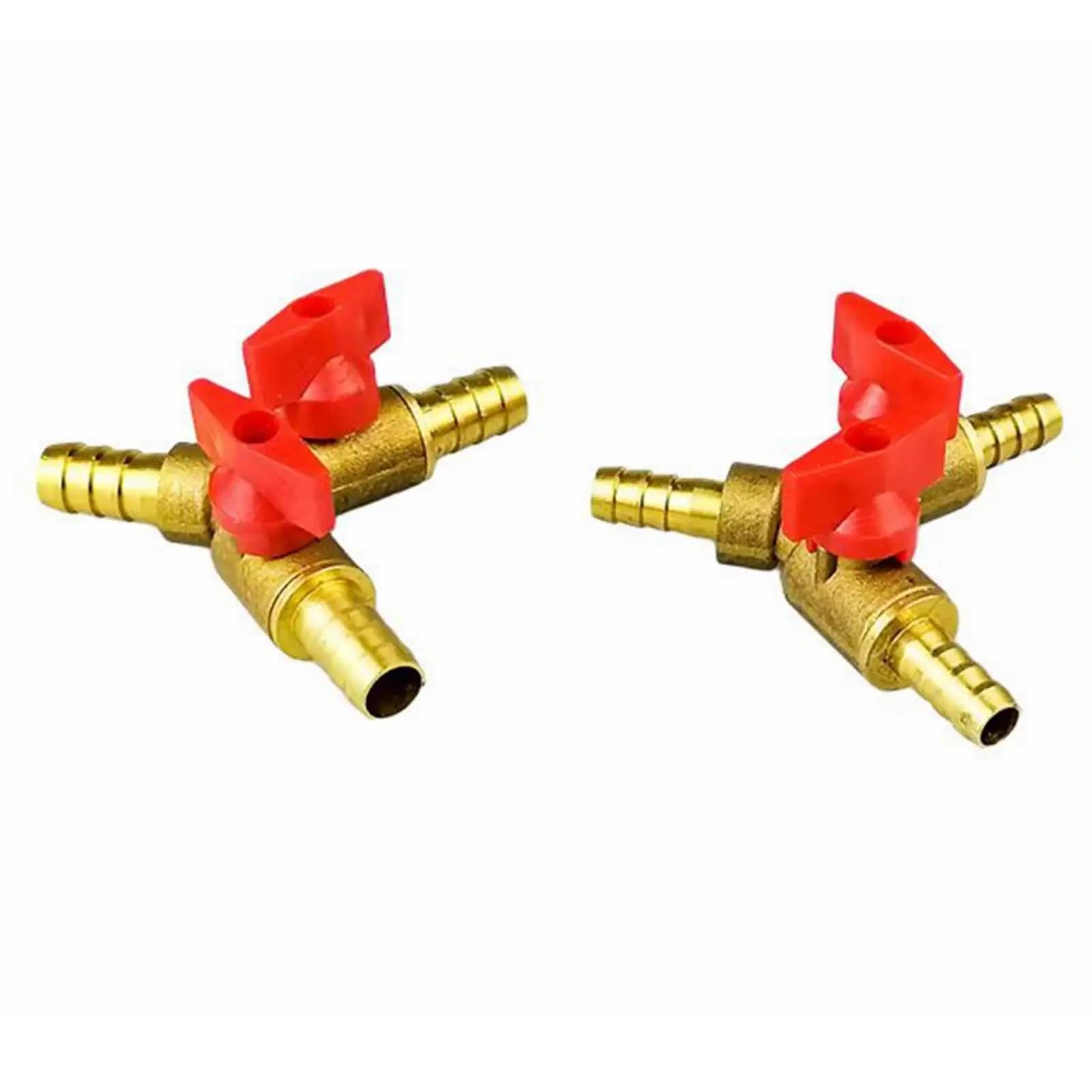 Vanne boisseau sphérique laiton 3 voies pour stopper les fuites de gaz 8mm
