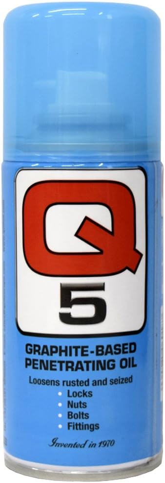 Q Oil Q5 Graphite-Based Penetration & Lubricating Oil 150ml For Locks, Nuts, Bolts and fittings