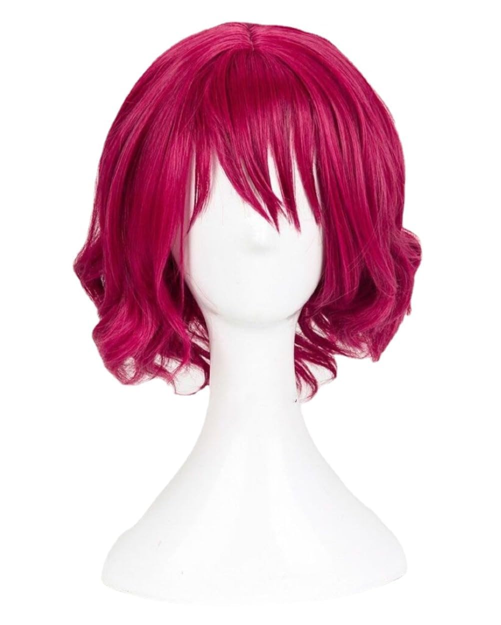 Game Akatsuki No Yona Dawn Yona Styled Curly Cosplay Wig Heat Resistant Synthetic Wigs for Halloween Costume Party Role Play+Wig Cap