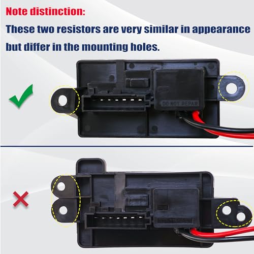 Image of AITKEN Blower Motor Resistor compatible with Chevrolet Silverado 1500 Chevy 2500 Suburban GMC Sierra Yukon 2500 /3500 Ref #22807122, 89018597, 89019089.