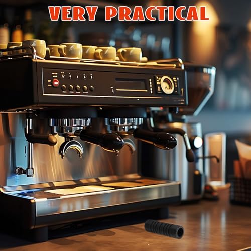 GRIRIW Protector para Varita de Vapor de Máquina de Café Funda Aislante Pequeña de Goma Resistente al Calor Recambio para Cafetera Espresso Protección Antiquemaduras para Dedos - imagen 7