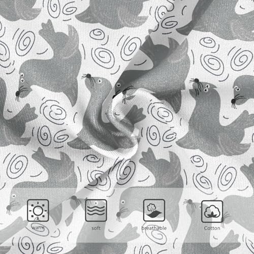 Girls' Underwear Cute Seal Cotton Stretch Comfort Toddler Panties3