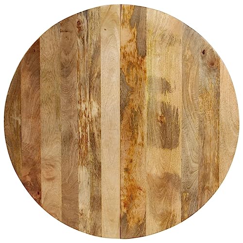 Table à manger en bois de manguier massif 110x75 cuisine rustique