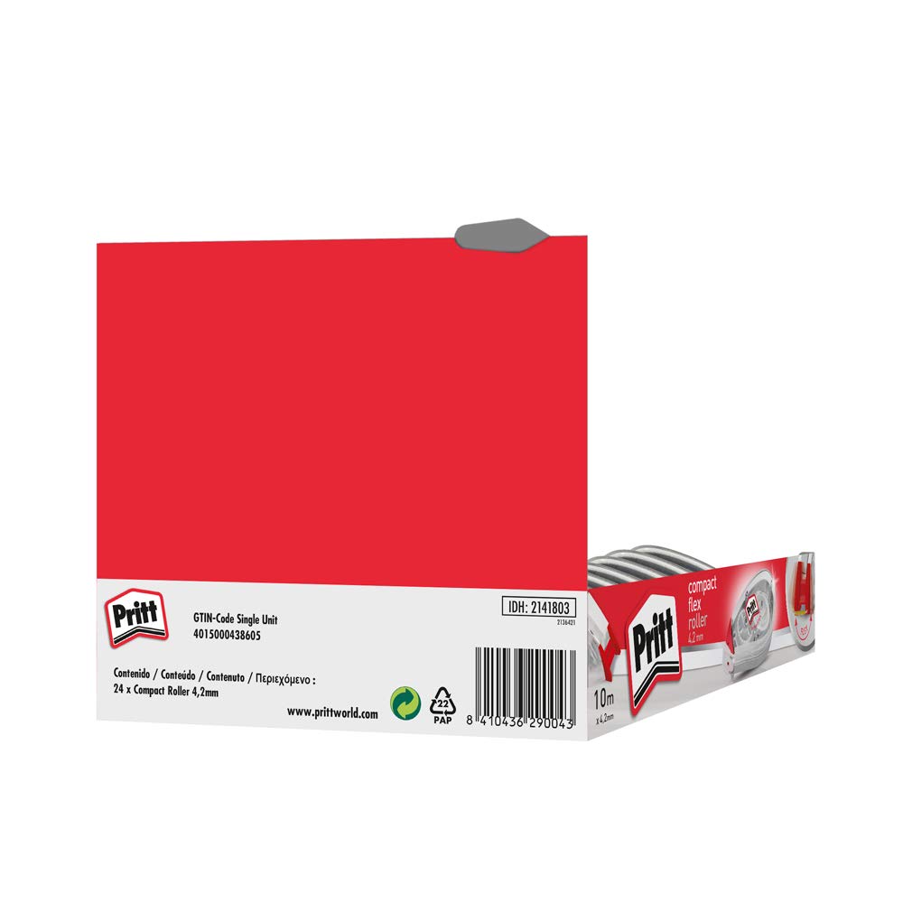 Corrector PRITT 2141803-4,2mmx10m · Expositor 24 Unidades