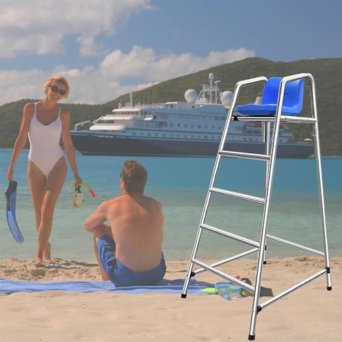 Sillas salvavidas, silla protectora de piscina, taburete de bar desmontable, carga de 660 libras, uso en exteriores e interiores para adultos y adolescentes