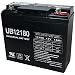 Universal Power Group UB12180 12V 18AH SLA Internal Thread Replacement for Vision CP12180