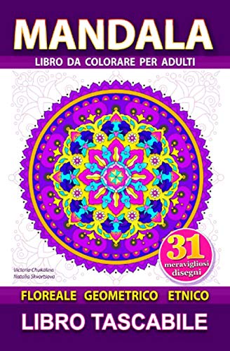 Mandala: Libro tascabile. Libro da colorare per adulti per alleviare lo stress