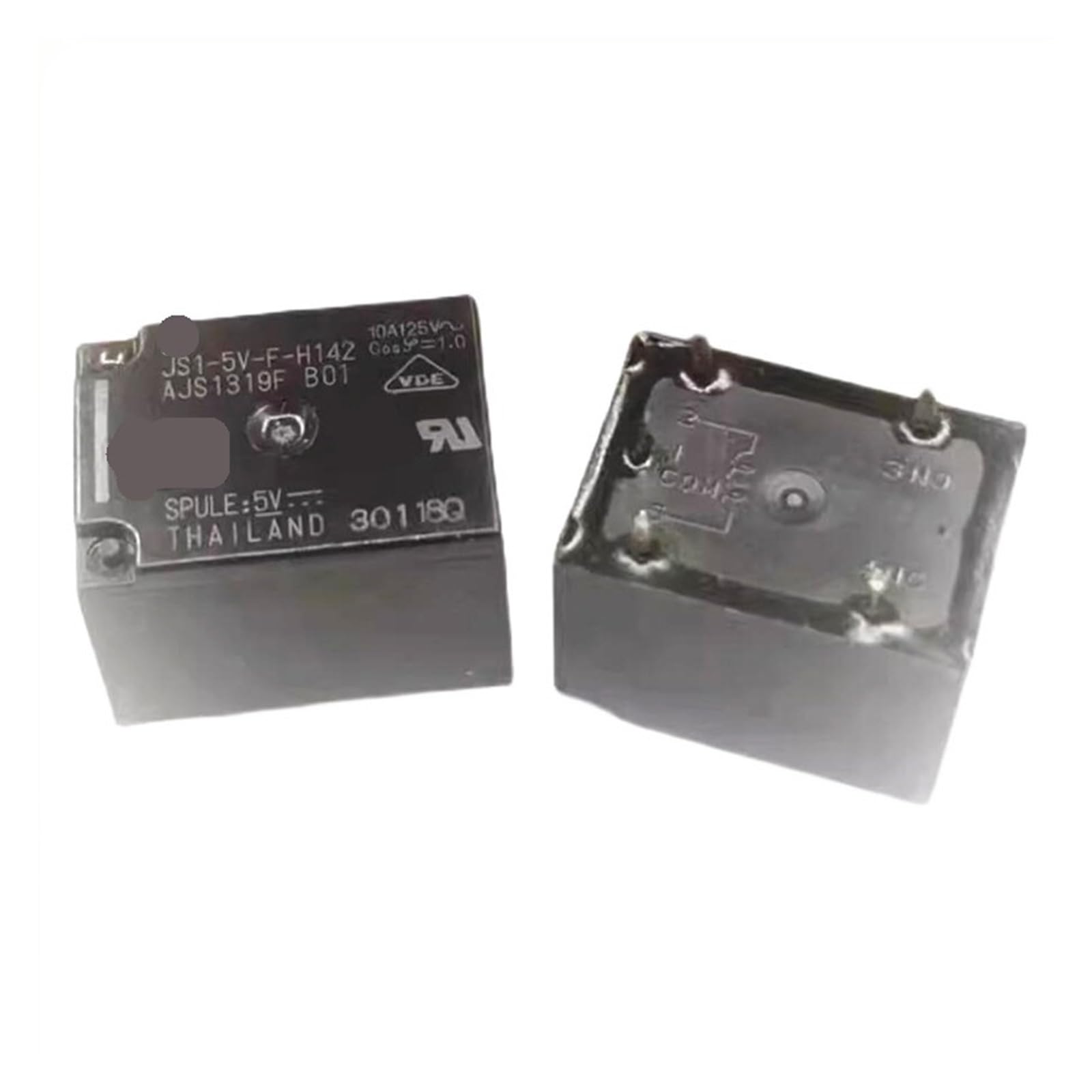 OSHZIKJII NEWJS1-5V-F-H142 AJS1319F JS1-5V-F-H142 AJS1319F JS1-5V-F-H142 AJS1319F 5V 5DCV DCV5 10A 5PIN Relay(10PCS)