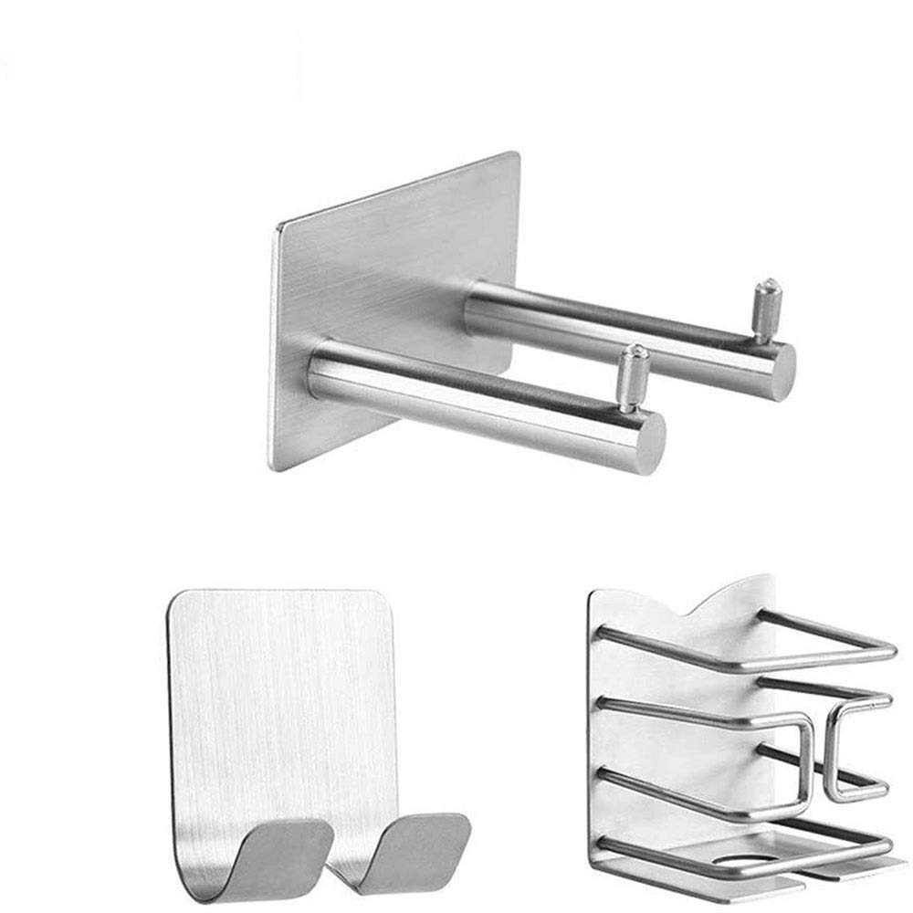Bathroom Shelf Wall-Mounted Shower Shelf Bathroom Shelf Shower Caddy Bathroom Shelves of Traceless Instal and Shower Rack with