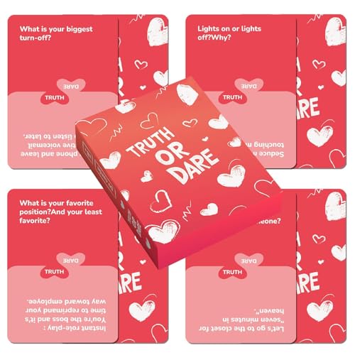 Genérico Tarjetas De Conversación para Parejas - Baraja De Cartas De Conversación para Parejas | Ideas Divertidas Y Románticas para 50 Citas Favor De para La Noche De San Valentín Adultos Citas