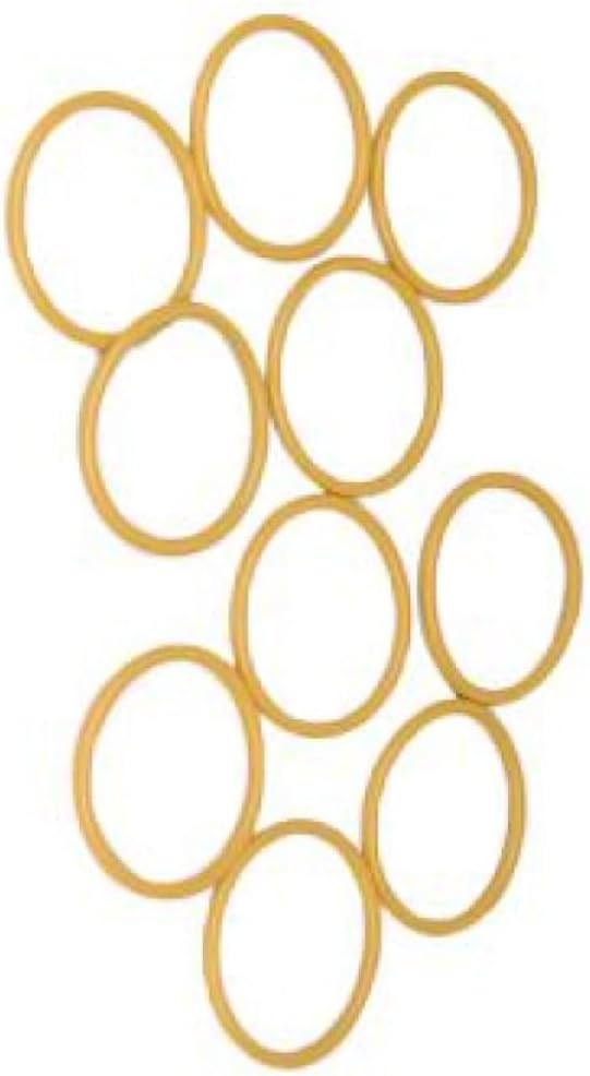 KarParts360 For Cadillac Allante 1993 Automatic Transmission Turbine Shaft Seal | Rubber | Tan | O-Ring Seal | 0.07 Inches Thickness | 0.86 Inches Inside Diameter | Replacement For 8686052