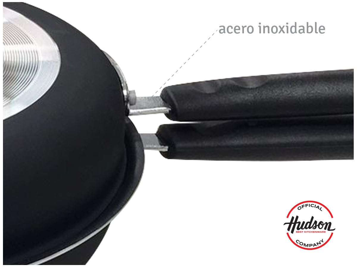 HUDSON 9.5 Inch Nonstick Omelette Fry Pan - PFOA Free Aluminum Cookware