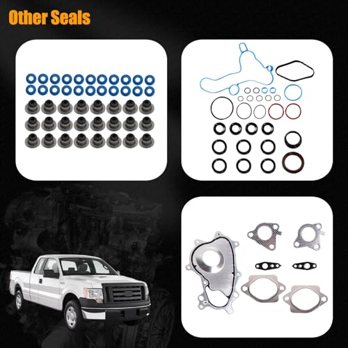 Image of HS54988A Cylinder Head Gasket Set Fit for Ford F-150 2012 2013 2014 3.5L Ecoboost V6 DOHC Turbocharged Valve Cover Gasket VS50879R