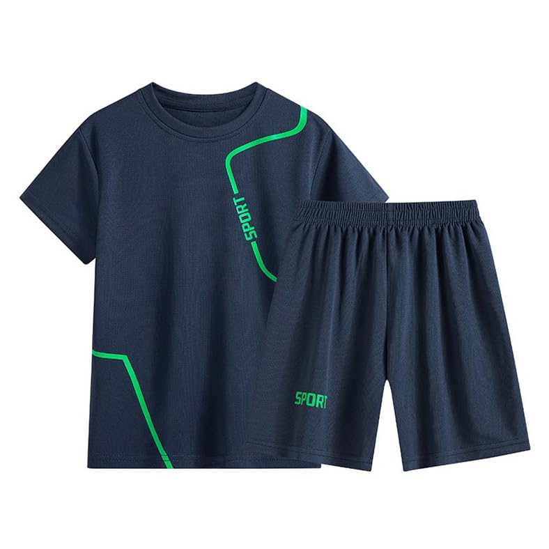 Ensemble de sport respirant pour enfant short et t-shirt d'entraînement