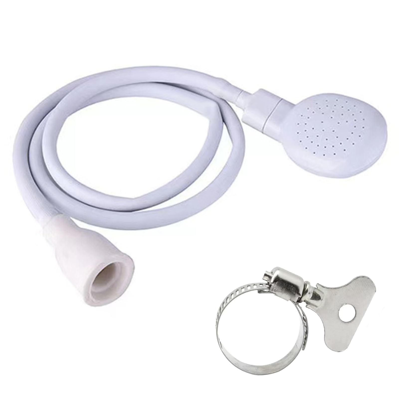 1m/3.28ft Sink Spray Rubber Hose Portable Sink Hose Faucet Sprayer Shampoo Sprayer Handheld Faucet Shower for Pets,Bathing Baby,Washing Hair,Rinsing Vegetables