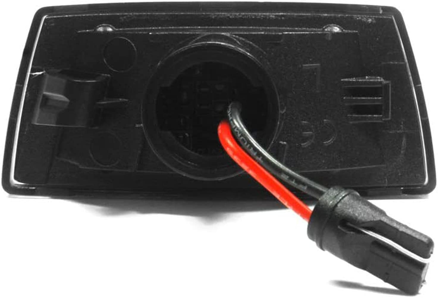 LIGHTWORLD24 Canbus bezbłędne kierunkowskazy boczne LED, zamiennik do O-Pel Corsa D, Corsa E, Adam, Astra H, Insignia A, Meriva B, Zafira - czarne kierunkowskazy do samochodu