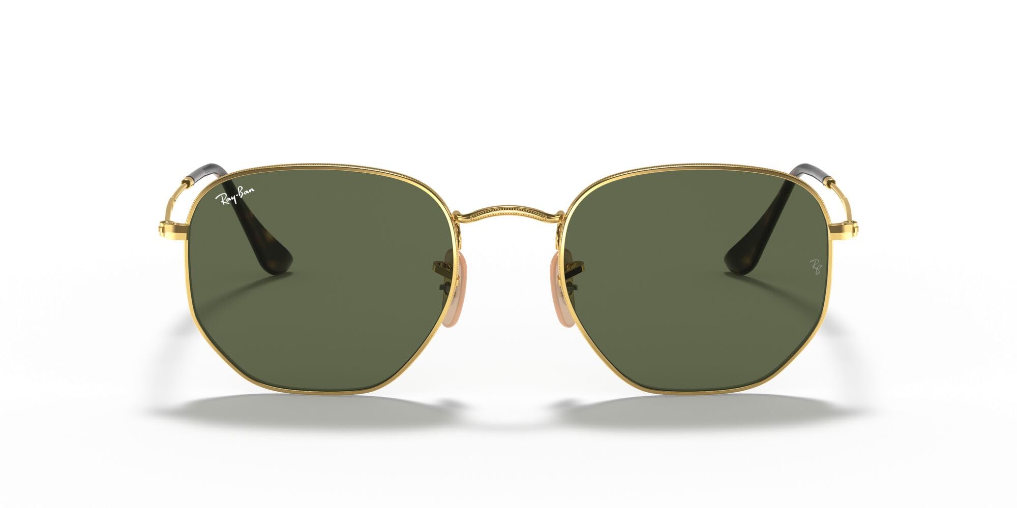 RayBan レイバン RB3548N 調光 EVOLVE イタリア製 グリーン Ray-Ban RB3548N Hexagonal Flat Lens Sunglasses, Gold/G-15 Green