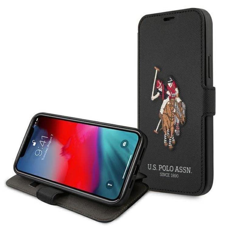 Couche iPhone 12 E 12 Pro Us Polo Original Livro Preto