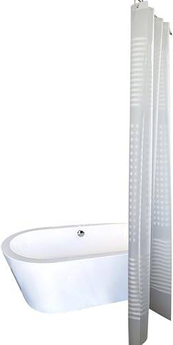 Miniatura 4 de Riverbyland Cortinas de ducha translúcidas esmeriladas 80 x 72