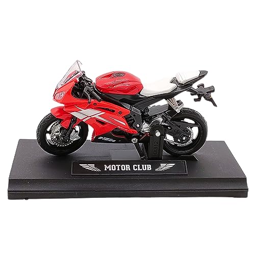 LabDip Juguete de Motocicleta de Aleación, Juguete de Modelo de Motocicleta, Retroceder Motocicleta, Decoración de Motocicletas, Modelos de Juguetes de Rally, Regalos para Niños para Juguetes