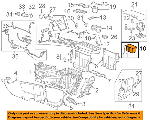 Amazon.com: Genuine GM Tray Part# 25971646 : Automotive