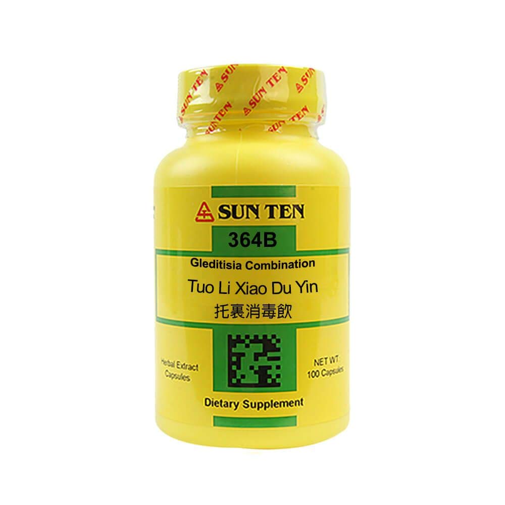 Sun TenGleditisia Combination Capsules/Tuo Li Xiao Du Yin/托裏消毒飲 - 1 Pack