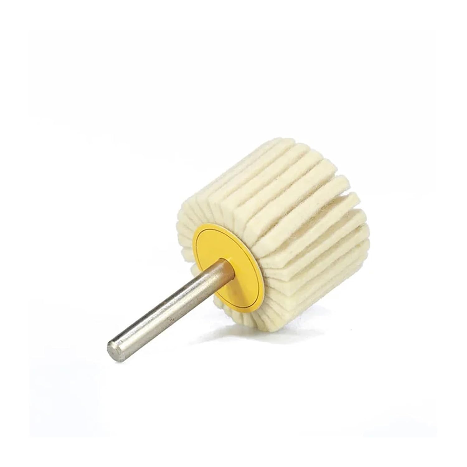 6mm Shank 25-80mm Wool Felt Polishing Buffing Pad Wheel Grinding Head Metal Abrasive Rotary Tools(40x30x6mm)