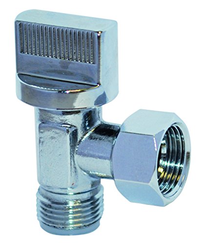 Boutté SPH12C – Robinet de chasse équerre 1/4 tour mâle 12x17 – Chrome brillant – Raccord sanitaire WC ou lavabo