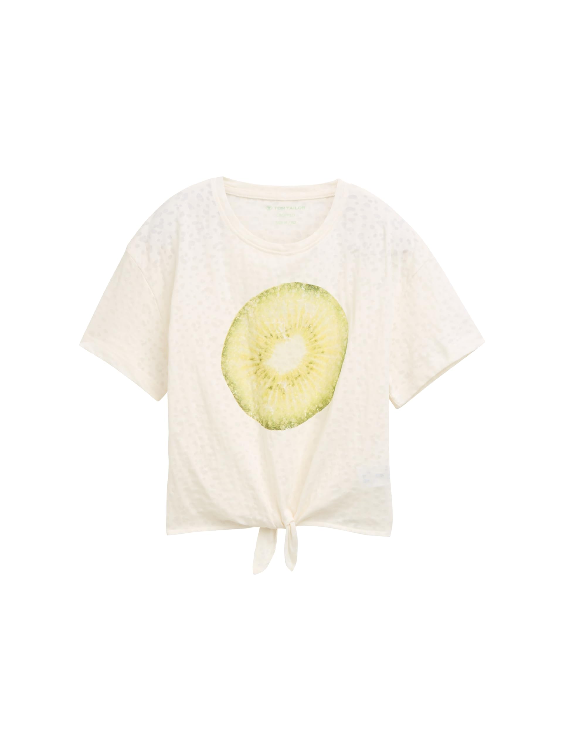 Tom Tailor Mädchen Kinder T-Shirt mit Print & Knotendetail