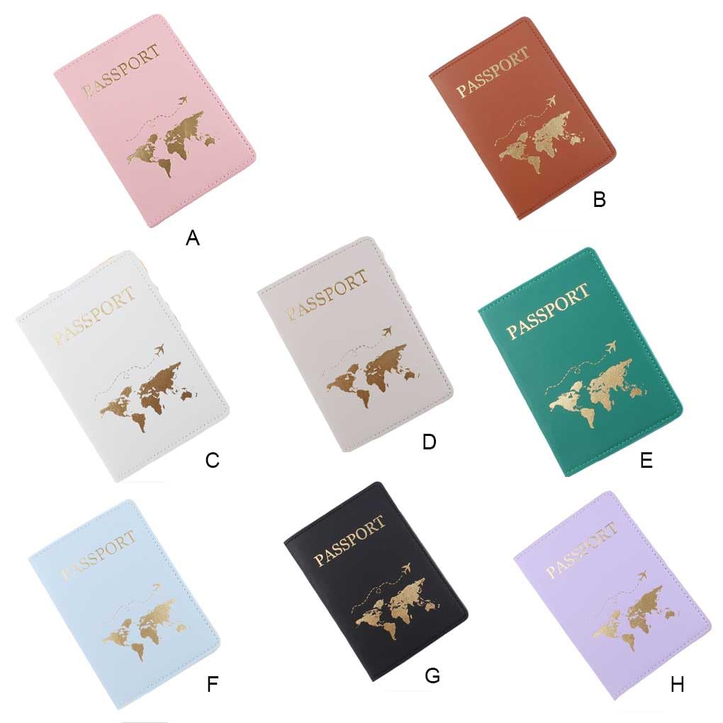 10 fundas protectoras para pasaportes de identificación de viaje, tarjetas de crédito, funda para pasaportes, color rosa, Juego de 2 (café), as description, como se muestra en la