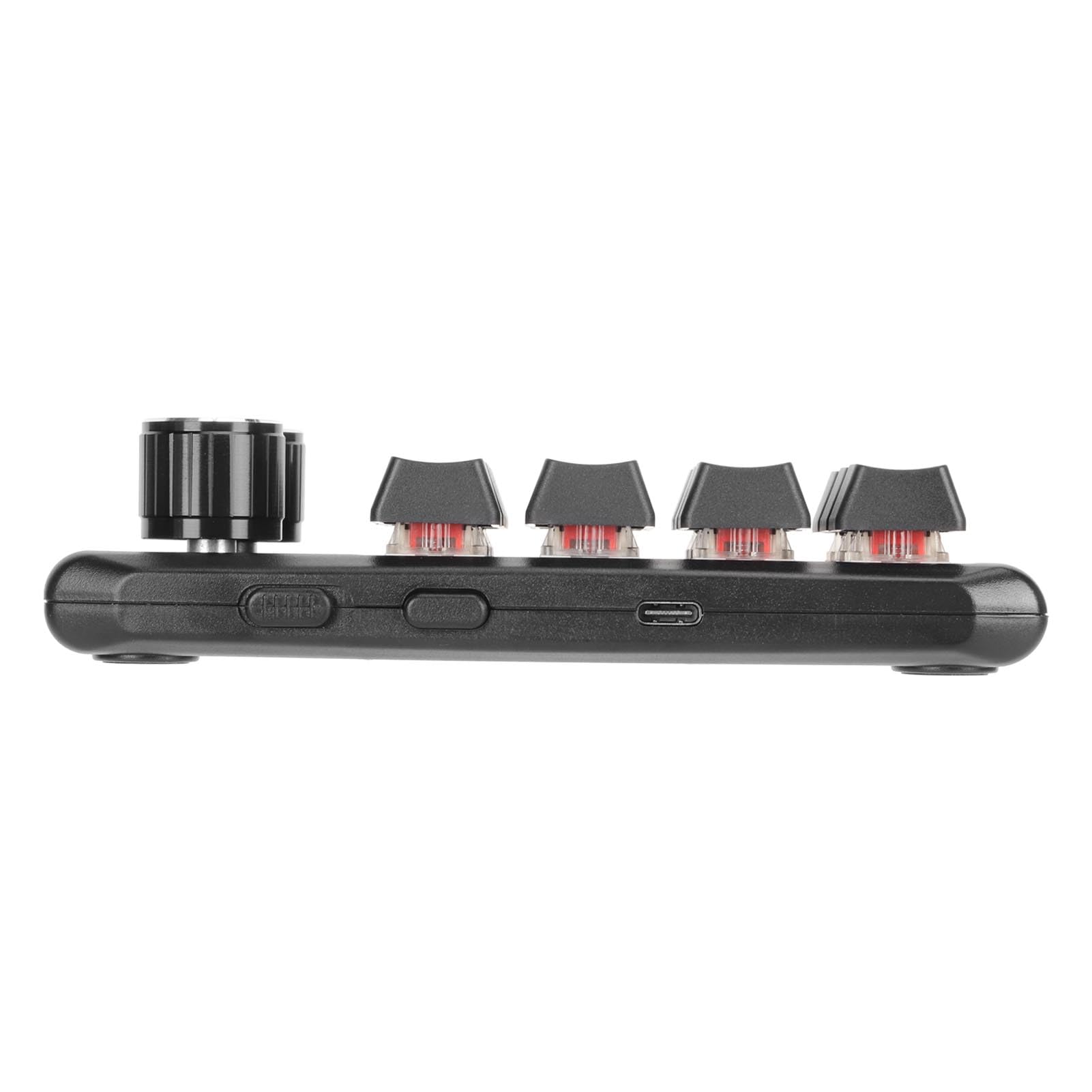 Teclado Personalizado Mini Teclado Mecánico con Interruptor Rojo de 12 Teclas, Teclado Macro Programable de 2 Perillas con Multifunción para Computadora (BT inalámbrico (batería