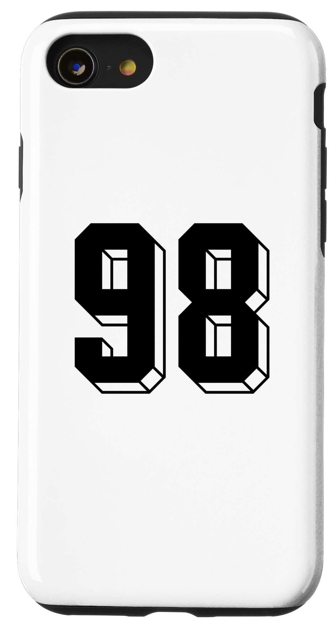 Amazon.com: iPhone SE (2020) / 7 / 8 Number 98 BACKSIDE