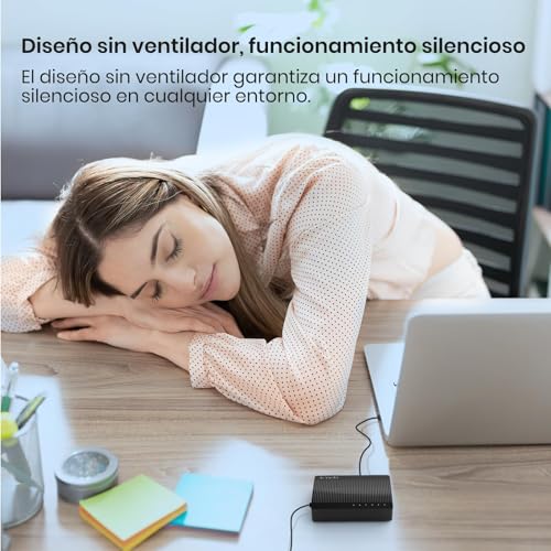Image of Tenda SG105, 5 Port Gigabit Switch, Unmanaged Home Ethernet Switch, Office Ethernet Splitter, Plug & Play, Plastic Case, Desktop / Wall-Mount, Fanless Quiet, Limited Lifetime Protection