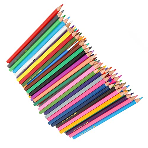 CHICIRIS Lápices de acuarela de colores vibrantes preafilados para colorear, material de diseño de madera maciza para artistas (48 colores)