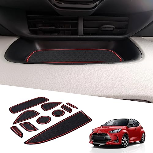 Tappetini Antiscivolo Per Toyota Yaris Cross 2021-2024 - Set Completo In Gomma Per Console E Portaoggetti - Foto 2