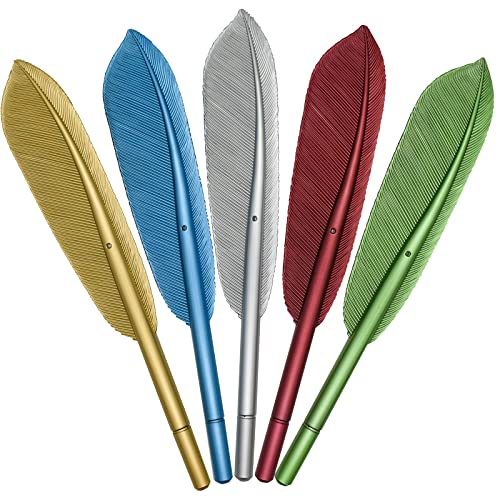 Maydahui 10 bolígrafos de gel diseño pluma con pluma miniatura 1
