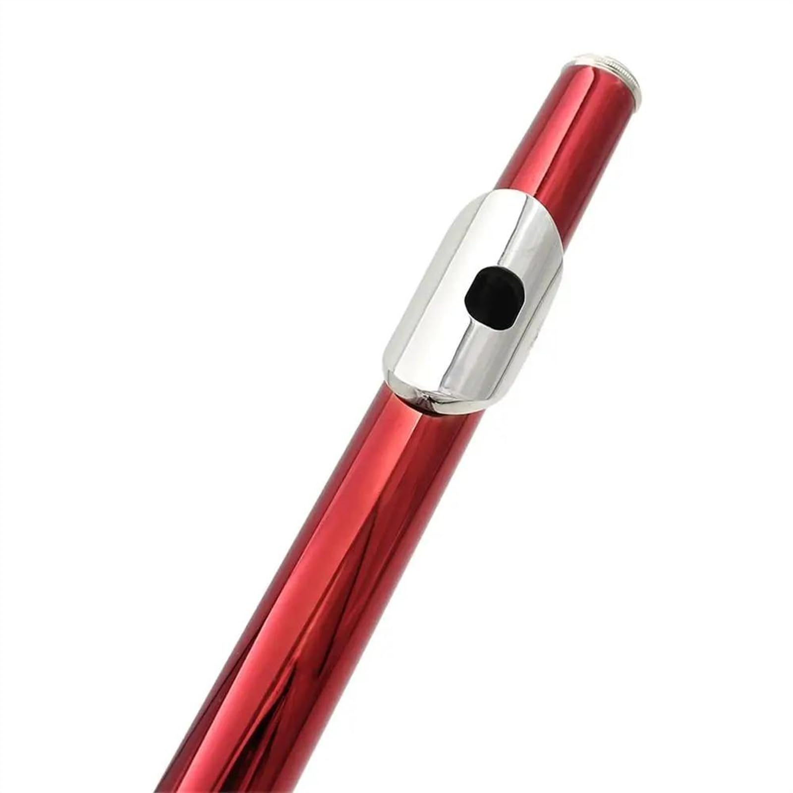 Flauta Roja De 16 Orificios Cerrados, Flauta Con Llave En C Chapada En Cobre Y Níquel, Con Accesorios Flauta Travesera para Principiantes