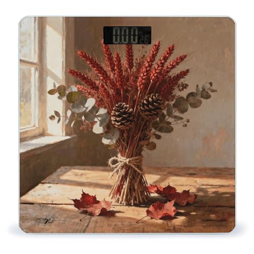 Báscula Digital de Baño Whispers of Harvest con Pantalla LCD