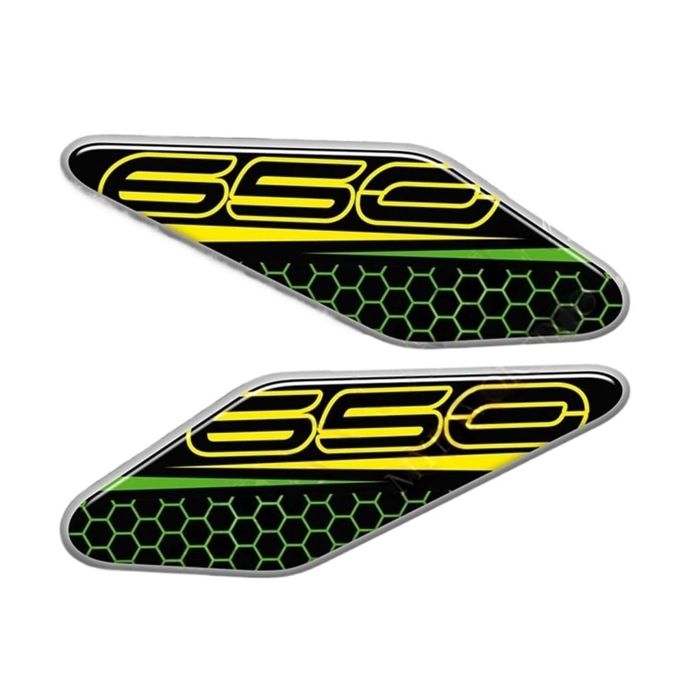 Accessorie Fuel Tank Pad Decal Sticker for Kawa&saki Ve&rsys Ni&nja 650 Z650 Ni&nja650 Z 650 Fuel Tank Decals Protection 3D Stickers Pads Side Tanks