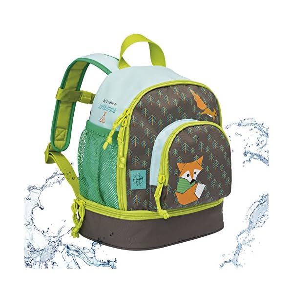 LÄSSIG Kinderrucksack mit Brustgurt Kindergartentasche Kindergartenrucksack 27 cm, 4,5 Liter oben, 1,5 Liter unten, 3… – Bild 14