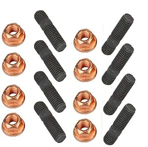 8 St. Stehbolzen Abgaskrümmer Muttern Set Bluetech SB8.8