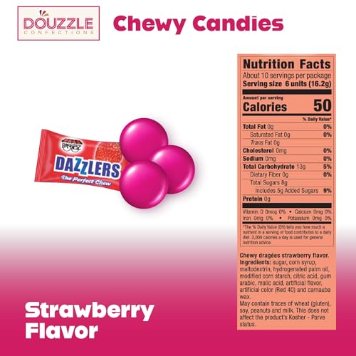 DOUzzle Dazzlers Strawberry Chews 63 unidades miniatura 2