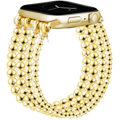 Bracelet de bijoux pour Apple Watch élégant en perles raffinées
