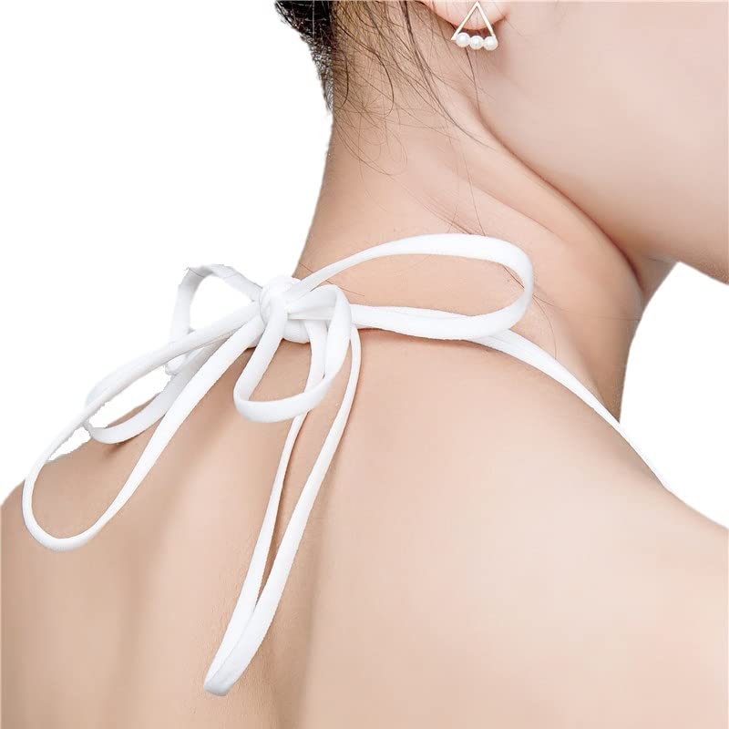 Image of Halter Neck Bra Straps Replacement Swimsuit Bathing Suit Self Tie-knot Adjustable Detachable Spare Bra Straps