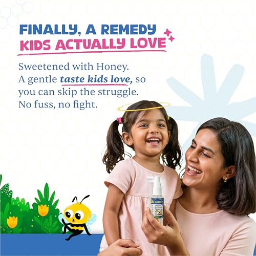 Image of Kids Sore Throat Spray | Bee Propolis & Honey | Non-Drowsy Relief & Immunity Support | No Artificial Additives | 30ml, 240 Sprays (Ages 6+)