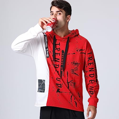 Mens Hoodie Fashion Pullover Sweatshirt Techwear Casual Hip-Hop Sweatshirt Casual Long Sleeve4