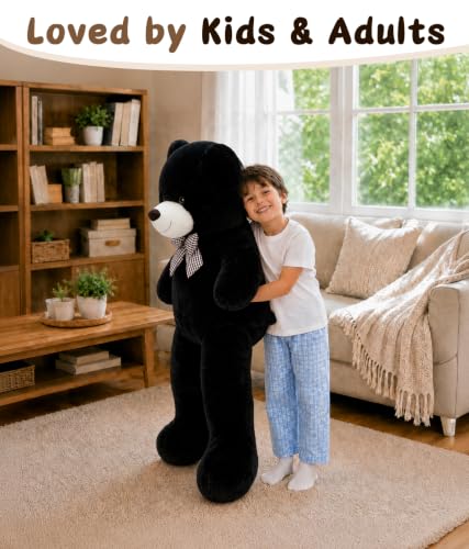 Image of MaoGoLan 47 Inch Giant Teddy Bear Stuffed Animal,Soft Plush Gift | A thoughtful way to express love on anniversaries, holidays, or special days, with a plush feel made for everyday hugs.