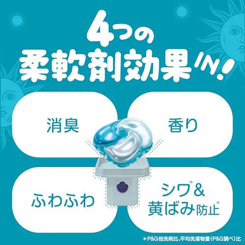 ボールド ジェルボール 柔軟剤入り【Amazon.co.jp限定】31個 フレッシュサボンの香り 洗濯洗剤 詰め替え