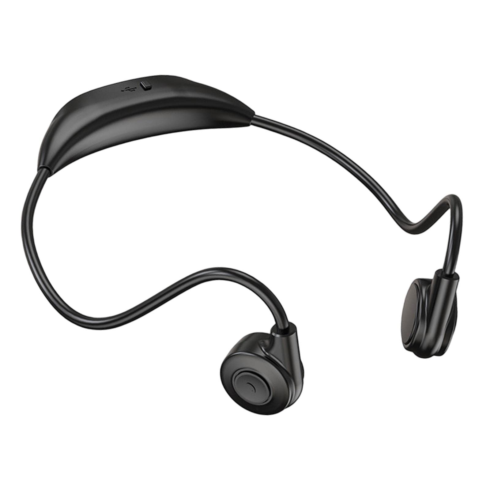 Bluetooth Headphones Ergonomic V5.3 Stereo Headset for Working Music Workout Black Consumer Electronics|Portable Audio & Headphones|Headphones-image-41